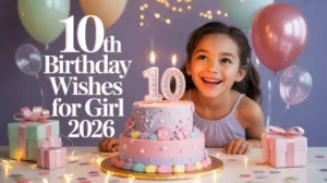 10th Birthday Wishes for Girl