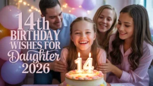 14th Birthday Wishes for Daughter