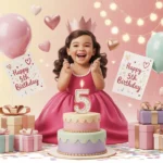 5th Birthday Wishes for Girl