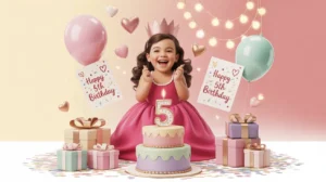 5th Birthday Wishes for Girl